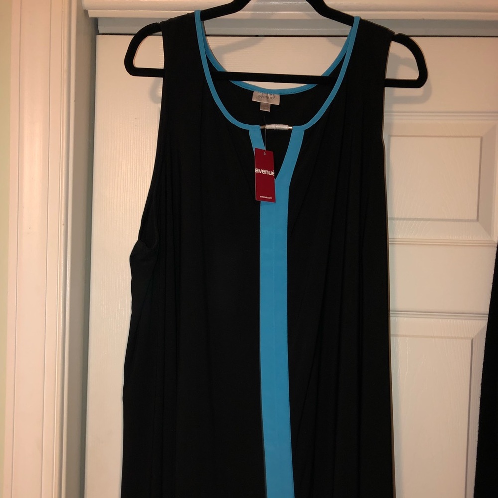 Black and blue tank